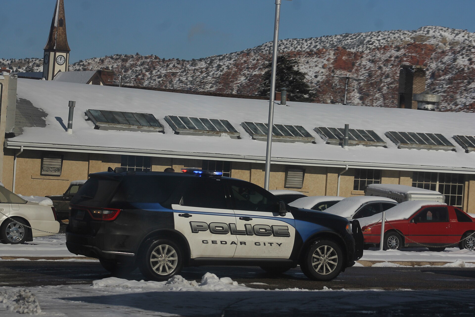 Cedar City police traffic stop in the United States