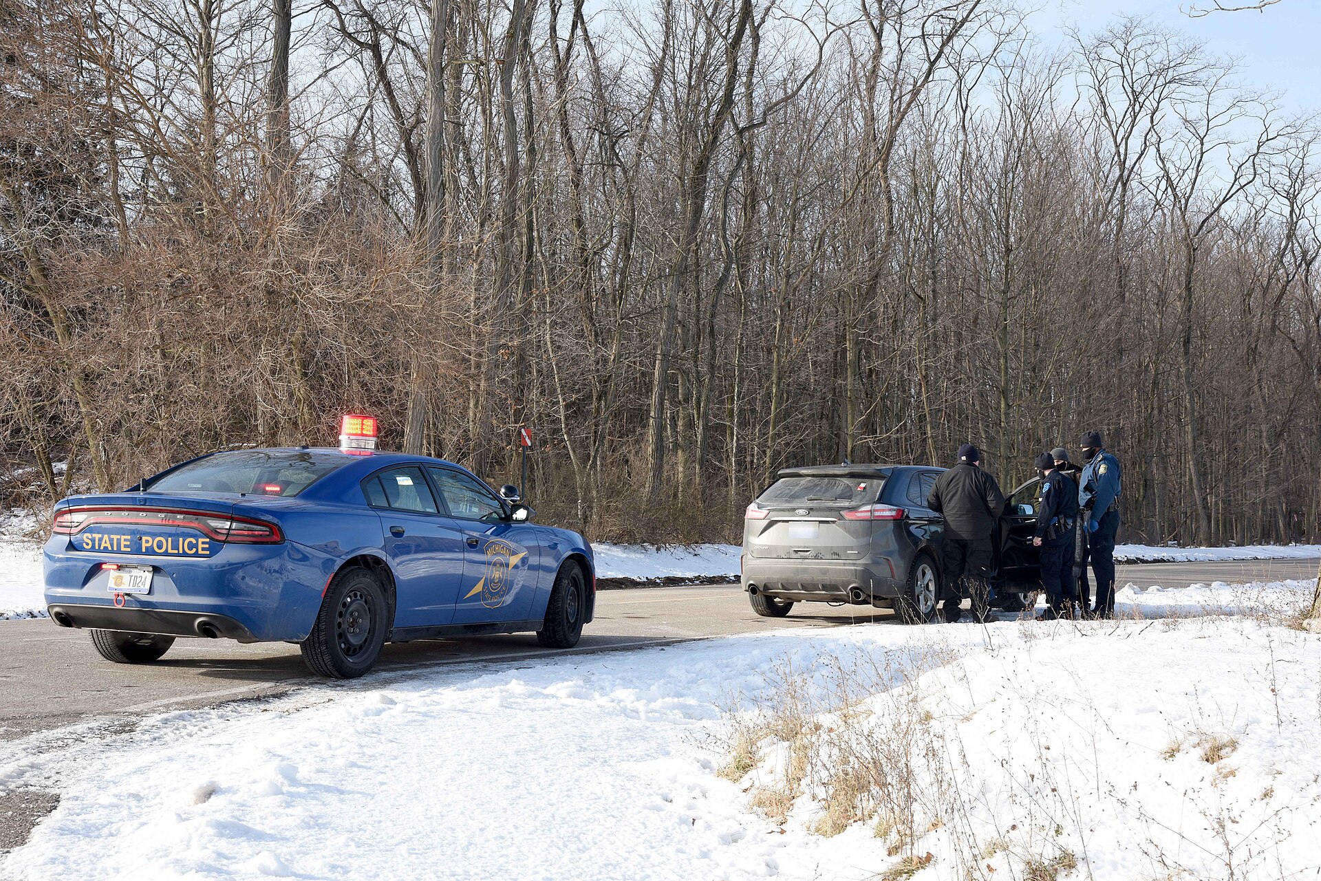 Michigan State Police traffic stop training