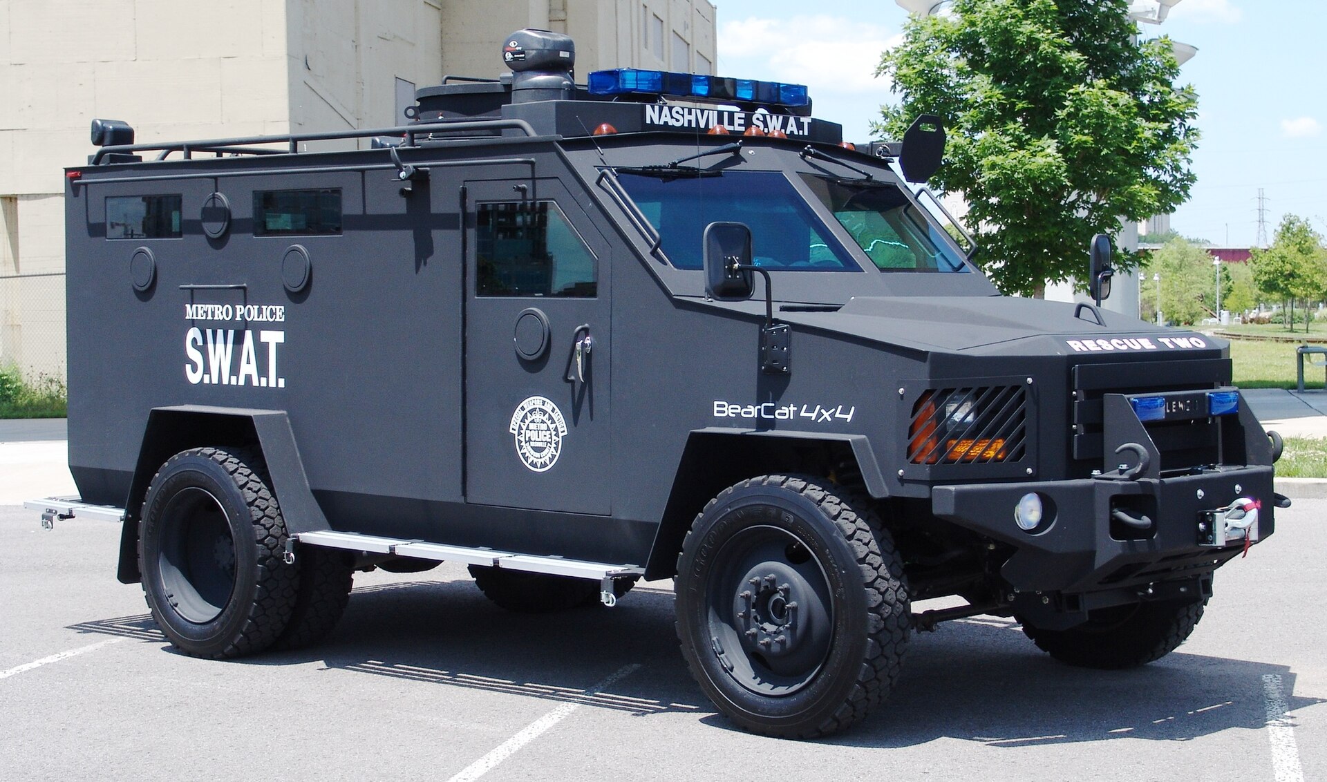 Are Police Cars Bulletproof? Patrol Cars vs. Armored Police Vehicles 2 United States police armored rescue vehicle