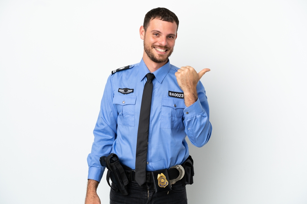 Young police officer